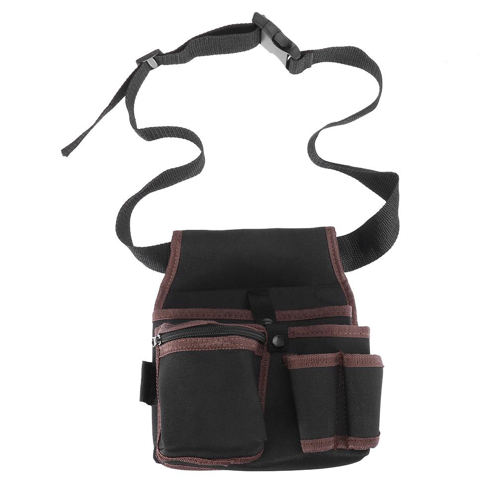 

Multifunctional Electrician Tool Bag Waist Pocket Pouch Belt Storage Holder Black