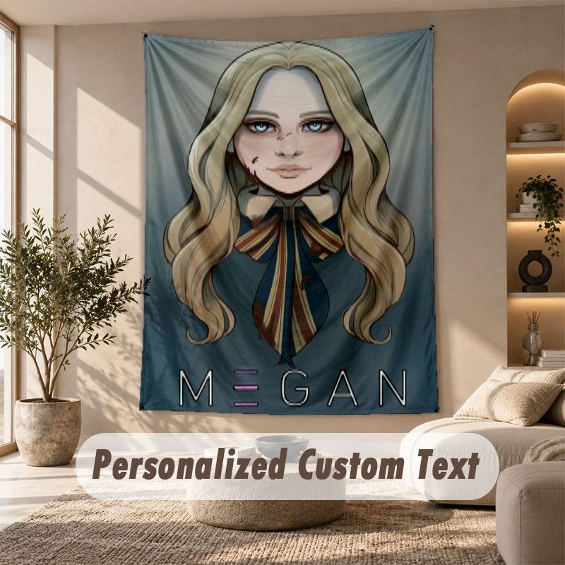 Wall Hanging Tapestry Art Cloth Bedroom Room Background DecorM3GAN