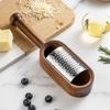 With Storage Box Stainless Steel Grater Solid Wood Vegetable Slicer Practical Cheese Grater  Baking