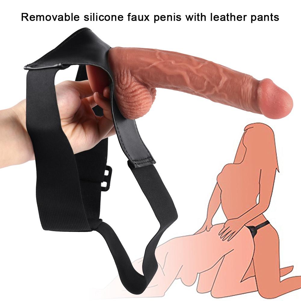 Dildos De Silicon Ultra Elastic Harness Belt Strap On Dildo for Lesbian Couple Realistic Penis for Woman Gode Sexo Adult Dick