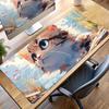 Mouse Pads Anime Gaming Aesthetics Cartoon Cat Pattern Keyboard Rubber Rugs Offices Accessories Professional Mats Free Shipping