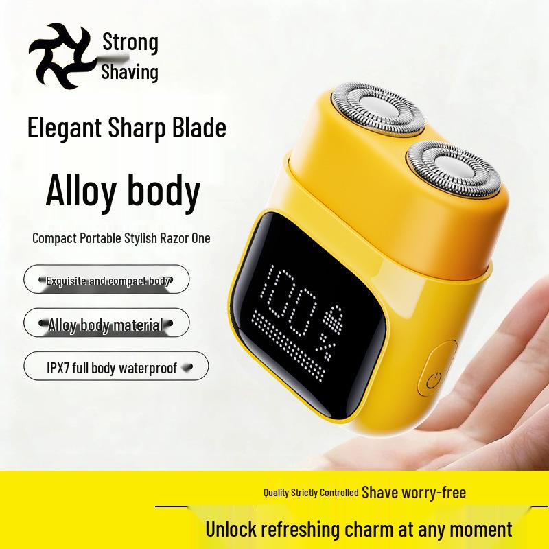 

Men s Portable Electric Razor with Display - Mini K12 Shaver, Ideal Gift for Boyfriend