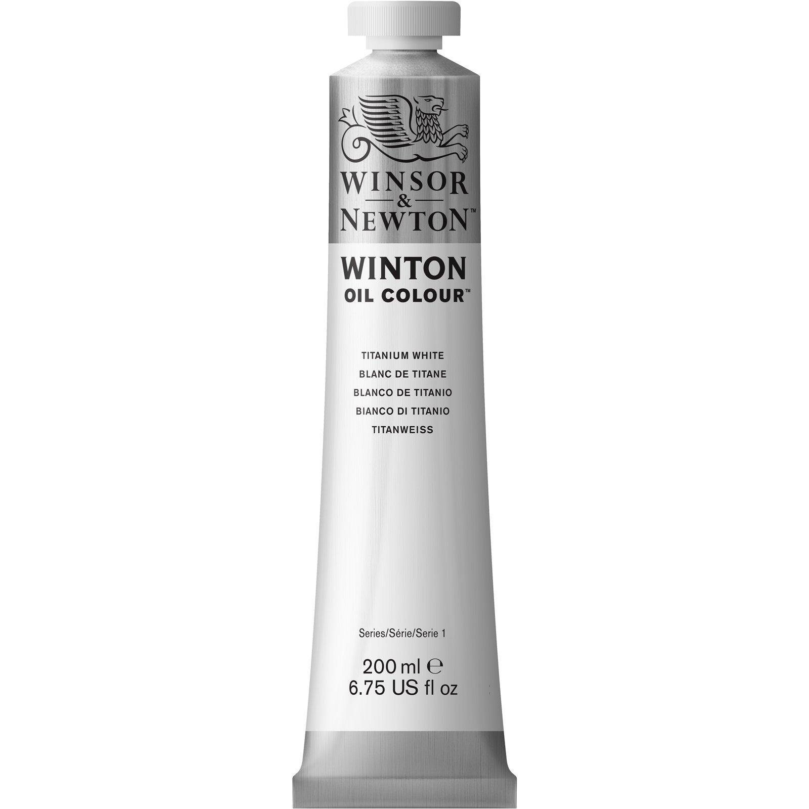

Winsor & Newton Oil Paint, Titanium White 644 (8840010), 200ml