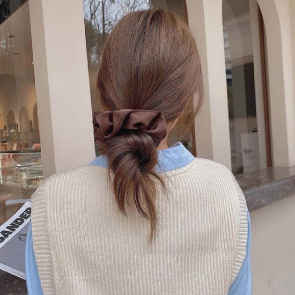 New Arrivals Open Run Silky scRunchie Half Up Vivid Hair Tie
