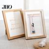 Rustic Photo Frame 6/7/8/10-Inch/A4 Vintage Wooden Clear Glass Picture Display Lightweight Home Office Bedroom Desktop Holder Decoration