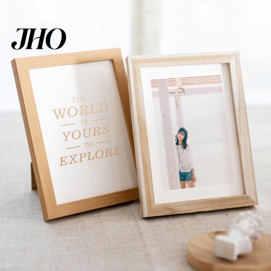 Rustic Photo Frame 6/7/8/10-Inch/A4 Vintage Wooden Clear Glass Picture Display Lightweight Home Office Bedroom Desktop Holder Decoration