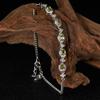 S925 Sterling Silver With Natural Topaz Garnet Peridot Bracelet Women'S Colorful Jewelry