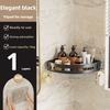 1/2/3Pcs No Drill Required Bathroom Storage Shelf Holder Shower Caddy Shelves Towel Holder Shelves for Bathroom