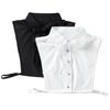 Womens Detachable Fake Collar Solid Color False Collars Half Shirt Blouse Top Female Sweater Fake Collars Clothes Accessories