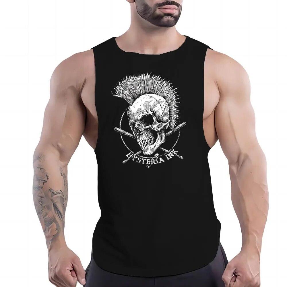 Men'S Four Seasons Casual Sleeveless Multi-Color Vest Casual Cartoon Quick Drying Men'S Simple Breathable Multi-Color Shirt