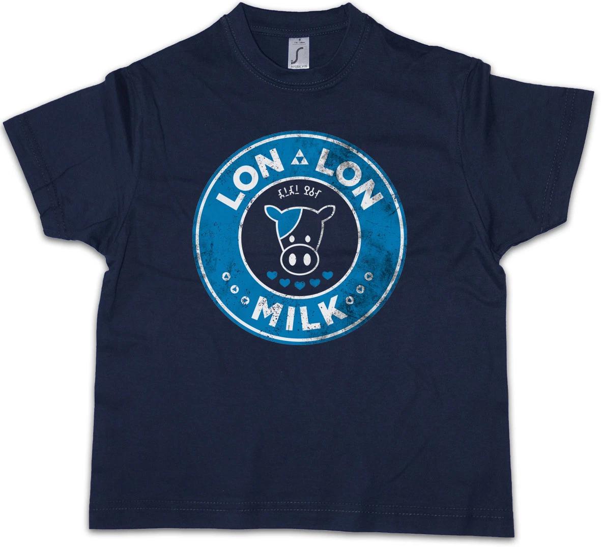 LON LON MILK I Kids Boys T-Shirt Zelda Farm Ranch Game Link Legend 140