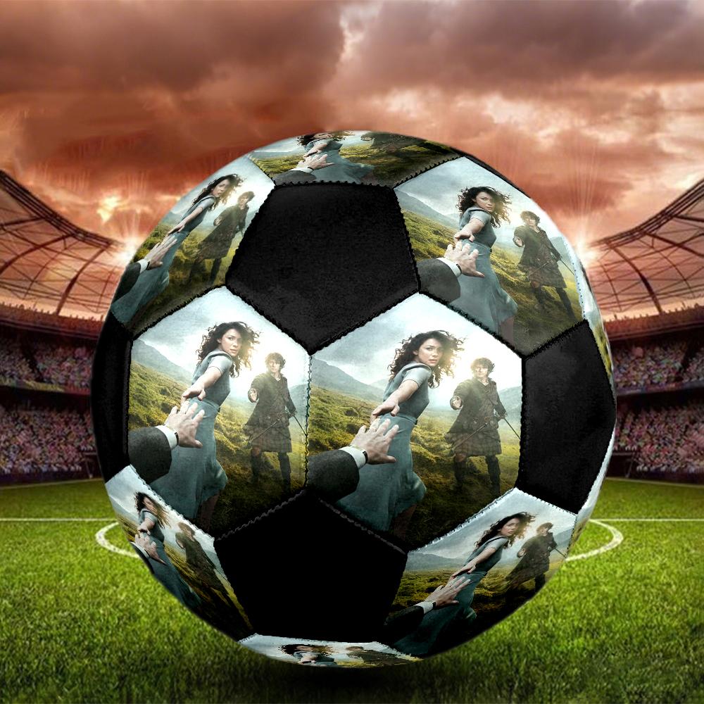 Vibrant Outlander Indoor Soccer Ball Colorful Machine Stitched PVC Size 5 Team Training Competition Ready Durable High-Bounce Cool Sports Gift