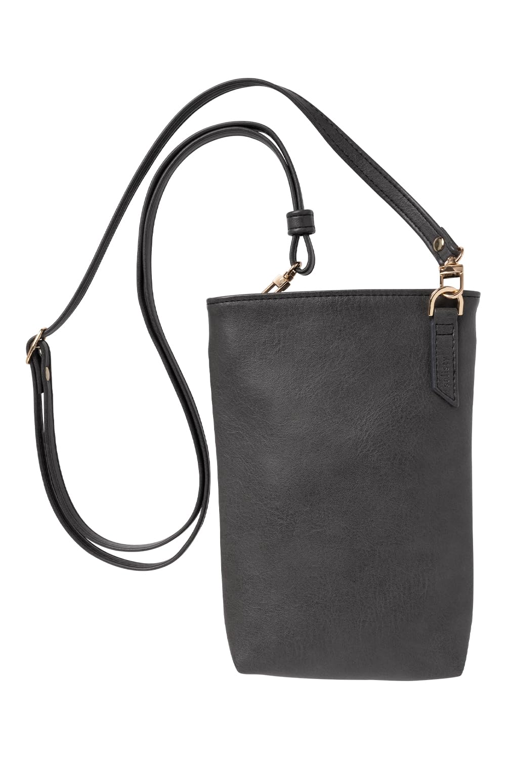 

Salisty Shoulder Pouch (Charcoal Black) [Salisty Smartphone Pouch, Adjustable Length, Crossbody, Lightweight]