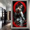 Beautiful Japanese Female Warrior DIY Diamond Painting Cross Stitch Full Drills Diamond Mosaic New Collection Home Decor