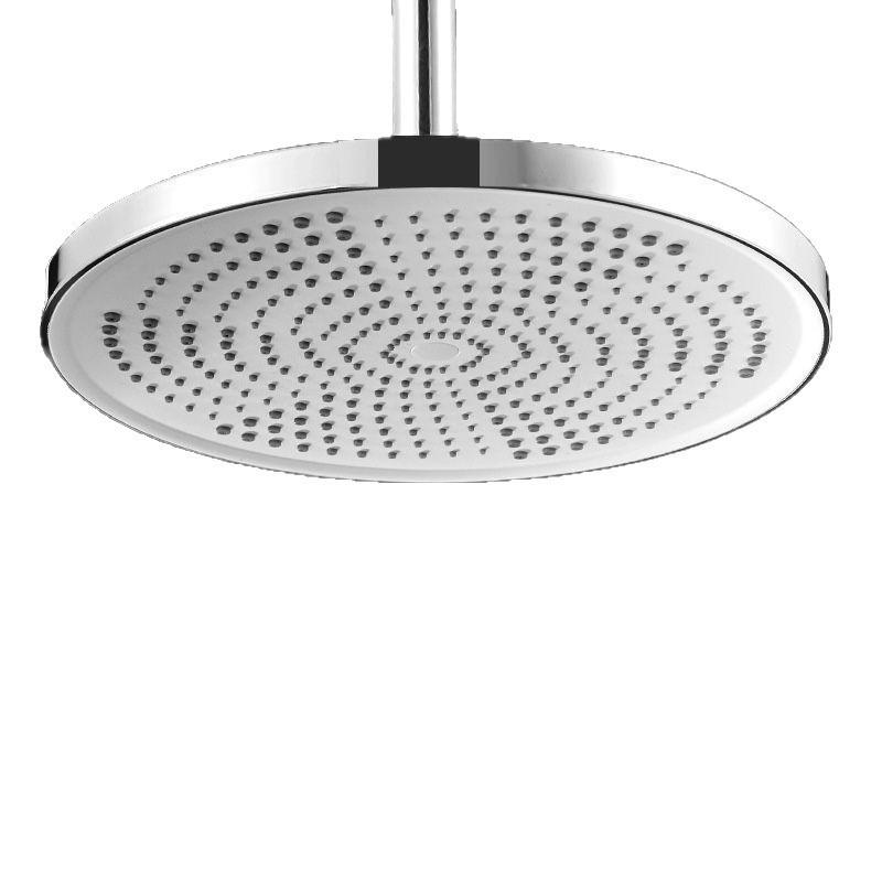 High-Pressure Shower Head Large Top Spray Nozzle Shower Head Single Head Shower Head Bathroom Shower Set (as the picture,ABS Plastic)