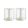 Dustproof Clear Spinning Display Case Rotating Display Case For Doll Collection Home Decoration Plastic Storage Solution