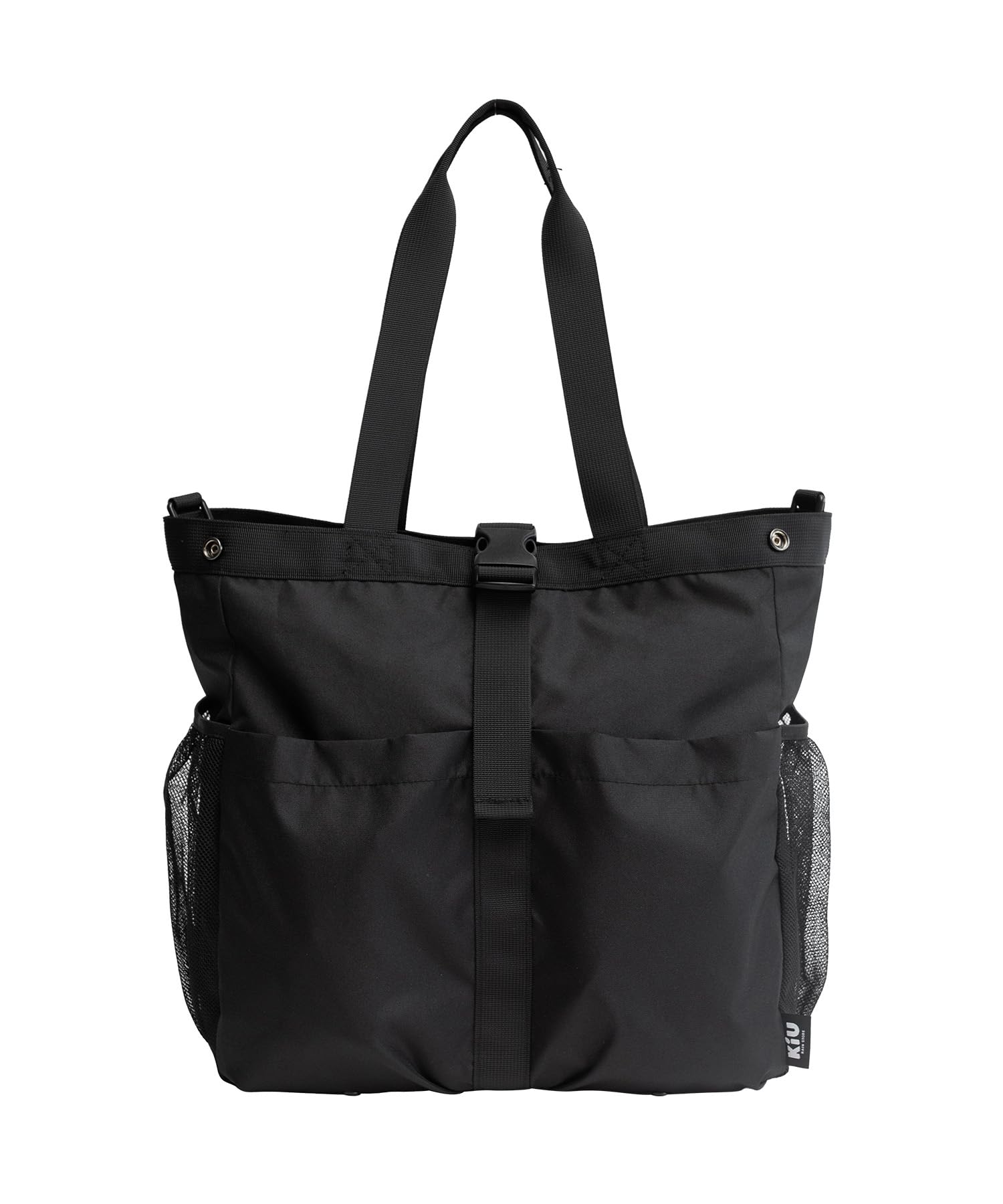

tote bag TOTE BAG Waterproof Water Repellent Unisex Men Women Unisex Large Capacity Pocket Storage Bag Travel Simple Stylish Black [KIU] Multi-purpose