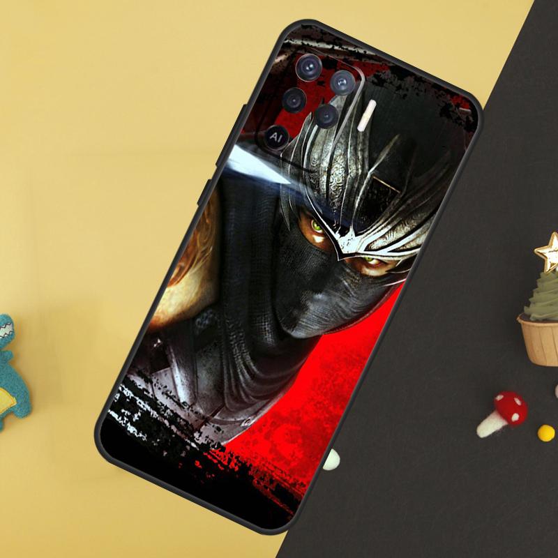 Japan The Samurai Ninja For OPPO A9 A5 A53 2020 A52 A72 A96 A76 A16 A54 A74 A94 A58 A78 A98 A15 A79 A17 A57 A77 Case