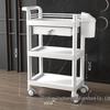 Compact Beauty Salon Trolley: Mobile Hand Push Storage Rack for Household Tools