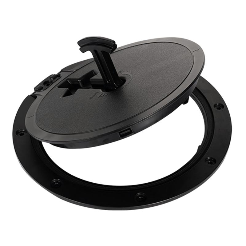 8.4-inch Marine Non-Slip Round Inspection Deck Plate for Hatch Water Tight for Outdoor Installations Quality ABS Made