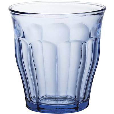 Duralex Picardie Marine Glas 250 ml Blau - 6 Stück.
