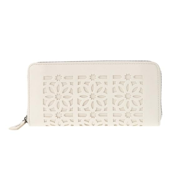 Genten Lochmuster Runde lange Geldbörse