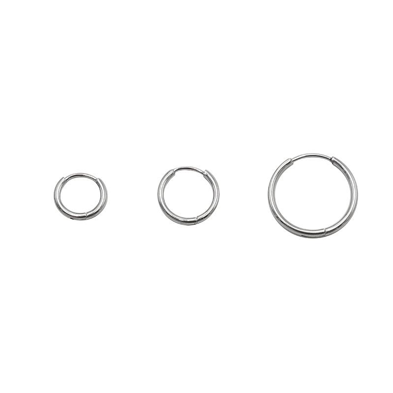 Simple Commuting, Stainless Steel Earrings, Stud Earrings For Boys And Girls, Daily Versatile And Popular Ear Buckle Jewelry