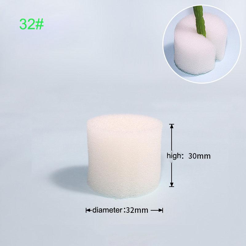 

10 шт. 50 мм черно-белые сетчатые горшки для выращивания растений без почвы, сетчатые держатели для корзин, поддоны для чашек для рассады, губка для гидропонной колонизации