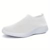 Women's Shoes Lightweight Breathable Mesh Slip-On Sneakers Black White Sport Running for Casual Party Fashion Ladies Shoes