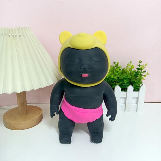 Baby Doll Squeeze Toy Teens Adults Anxiety Stress Relief Doll Fidget Toy Sand Filled Soft TPR Calming Doll Sensory Toy