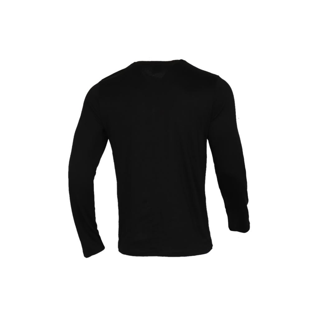 Puma Long Sleeve Casual Running T-Shirt Men Tops Black 530686-01