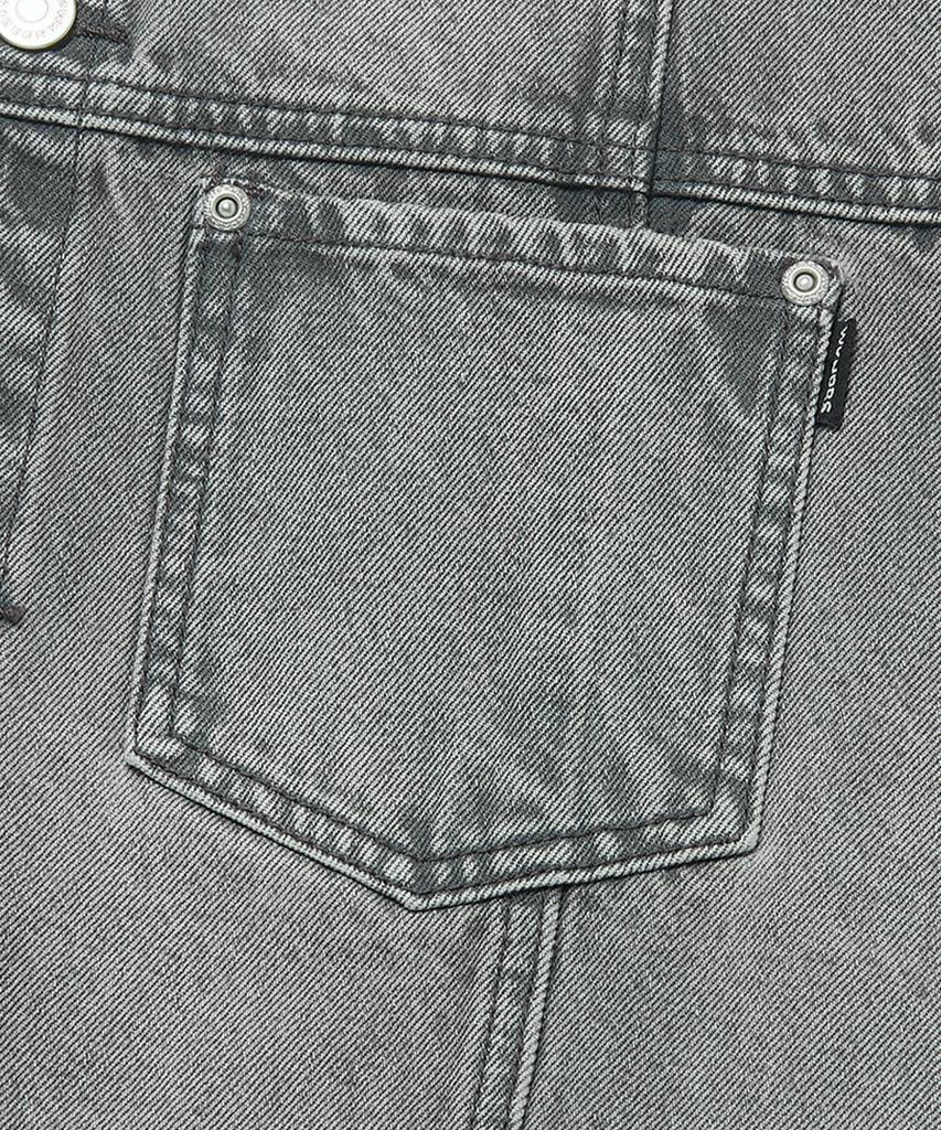 Wkndrs Patch Work Denim Vest (Grey)