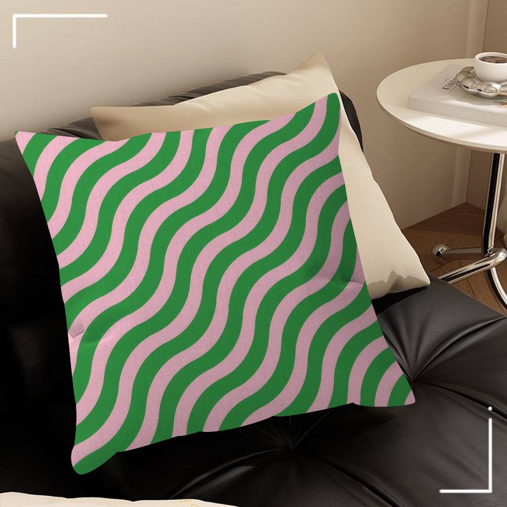 Art Abstract Geometric Maple Design Cushion Cover Happy Autumn Harvest Decor Holiday Decorati Pillow Cover