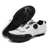 Outdoor Cycling Shoes Breathable Bicycle Shoes Men'S And Women'S Rotating Buckle Mountain Lock Highway Lock Unlocked Leather Surface
