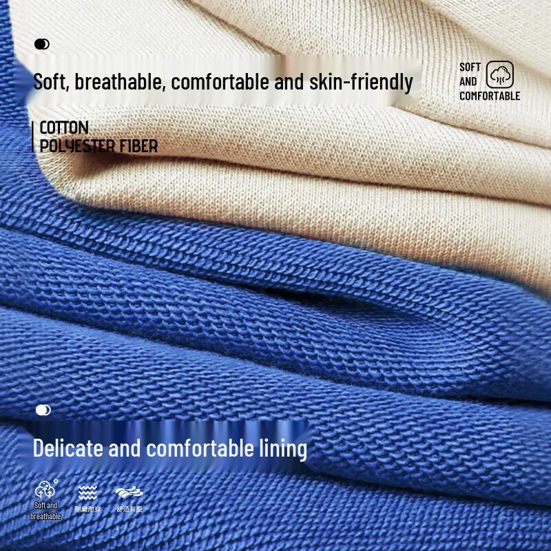 GENIOLAMODE Herren Locker Geschnittener Pullover Hoodie