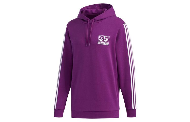 Adidas Neo Sweatshirts Men s Honor Purple Hooded Moderate Regular GH7829 XL