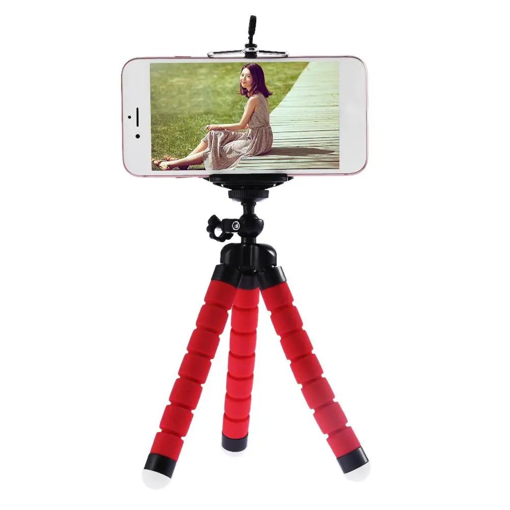 Mobile Phone Holder Flexible Octopus Tripod Bracket Selfie Stand Monopod With Clip for iPhone Samsung Xiaomi Huawei Smartphone