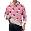 Men's Casual Long-Sleeve Fleece Hoodie With Pockets