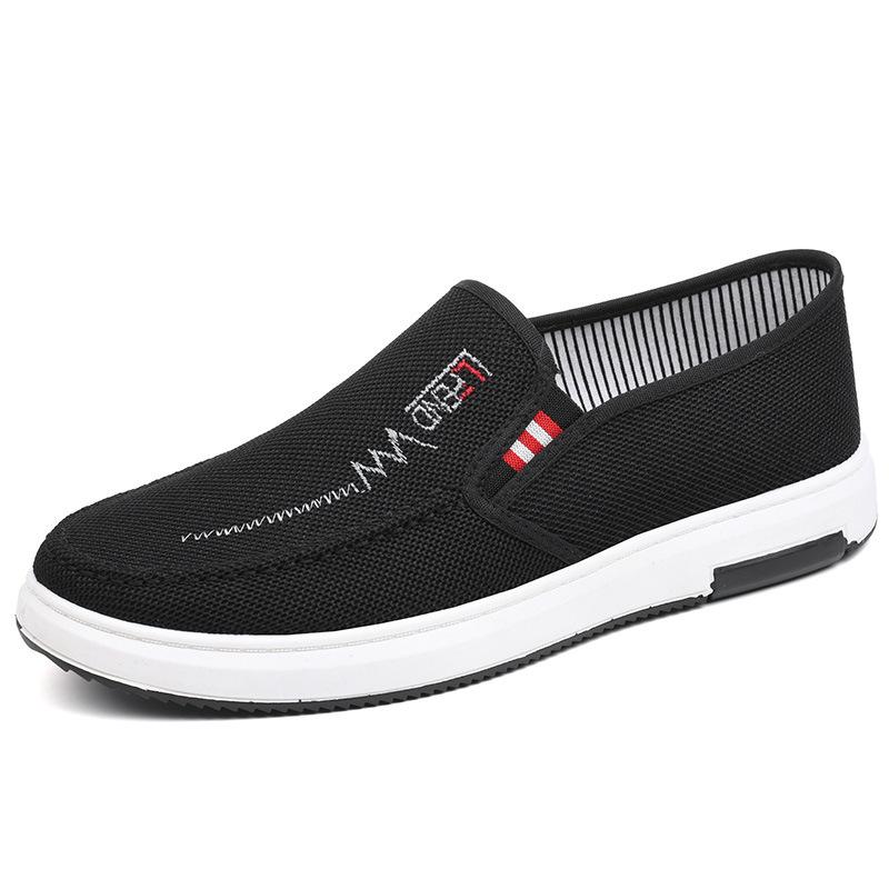 Canvas Shoes 2024 ****** and Autumn New Old ******* Cloth Shoes One Pedal Trend Versatile S**t Sole Student Shoes Men's Shoes