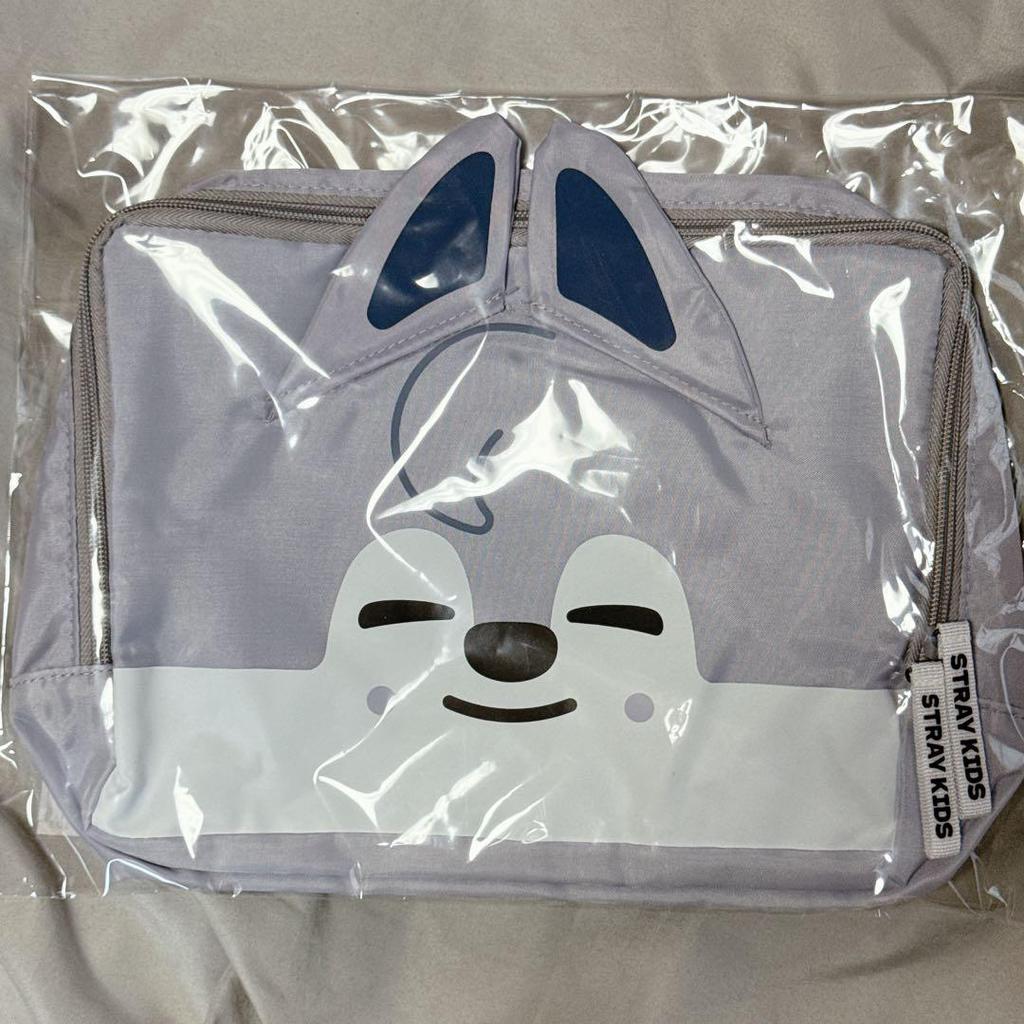 [USED] Final Price Reduction Stray Kids Wolfchan Travel Pouch Bangchan