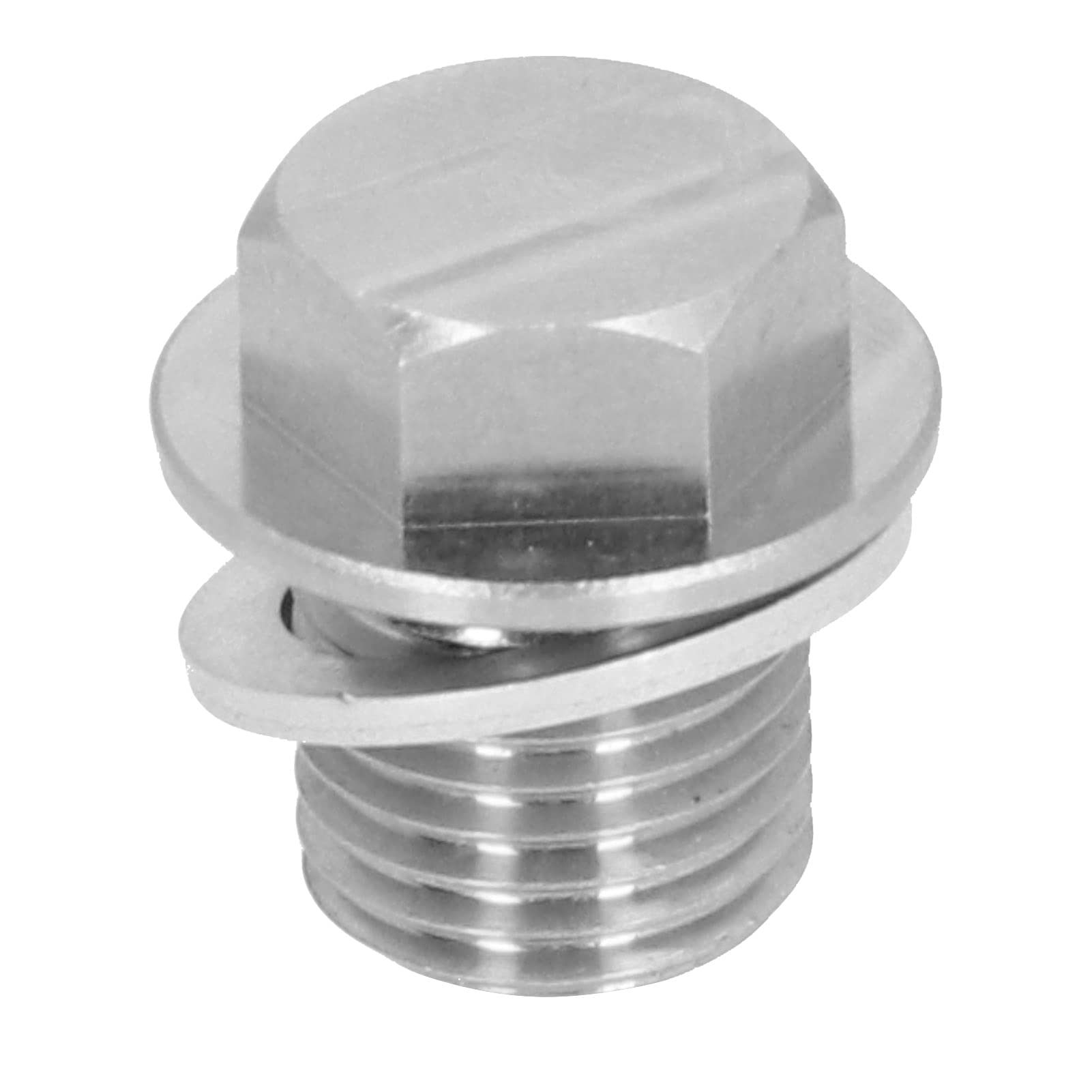 

Stainless Steel Drain Plug with Neodymium Magnet, Universal M14x1.5mm, Extend Engine Life