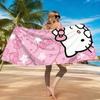 Hello Kitty Cartoon Beach Towel Quick Dry Microfiber for Travel Pool Bathroom