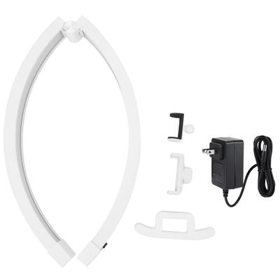 Lâmpada de Mesa para Unhas Meia Lua 22 Polegadas 20W Controle por Toque Dobrável Manicure Tatuagem Mesa Luz de Beleza
