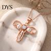 Uterus Pendant Necklace Gynecologist Necklace, Feminist Medical Symbol Obstetrician Statement Dainty Faux Pearl Jewelry with Rhinestones for