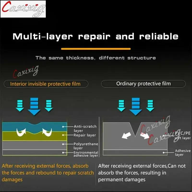 TPU Protective Film For JAC J7/A5 - Car Interior Center Console Transparent Anti-scratch Repair Film Accessories