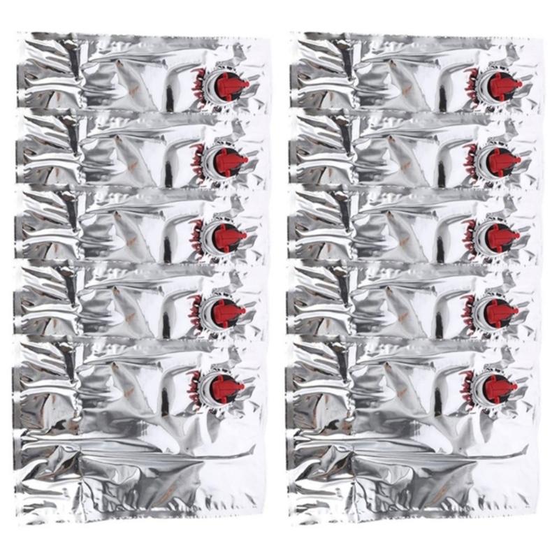 Wine Packaging Container 2L Capacity Light Weight Wine Dispenser Bag Liquor Drink Storage Pouch for Easy Transport