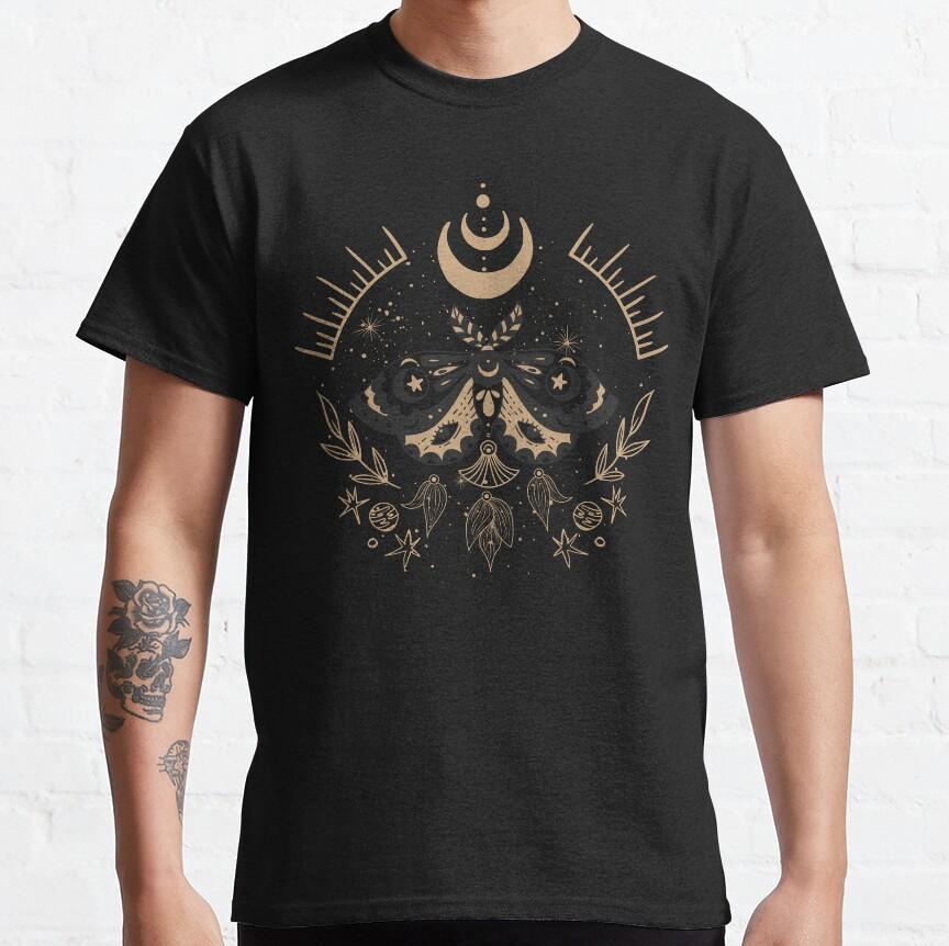 Aum Mandala Sacred Geometry T-Shirt for Men Spiritual Magic Zen Symbol 100% Cotton Printed T Shirt for Man Plus Size Clothing