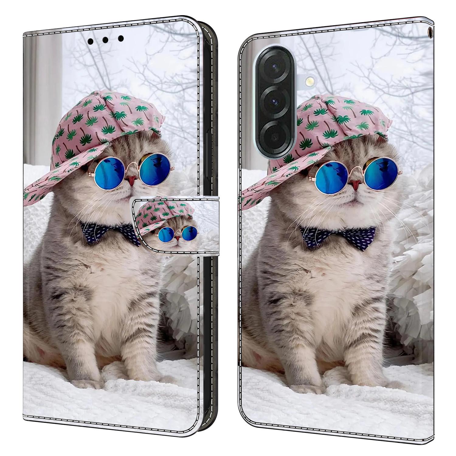 

Для Samsung Galaxy A16 5G/A16 4G Чохол-гаманець З друком візерунка Підставка Шкіряна відкидна кришка для телефону N