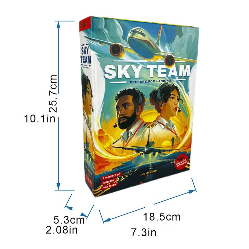 Sky Team Kooperativní kostková hra - Zábavná desková hra na večírky a pro 2 hráče