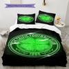 Celtic Football Club Muster Bettwäsche, Steppbett Set Bettbezug Kissenbezug Zuhause Geburtstagsgeschenk(1 Bettbezug + 2 Kissenbezüge, ohne Füllung)